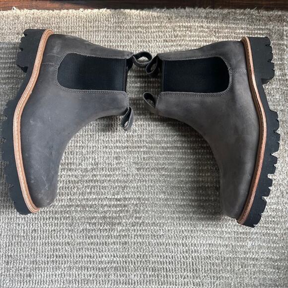 Nisolo Go-To Lug Chelsea Boot New In Box Size: 9 Color: Grey - Picture 4 of 9
